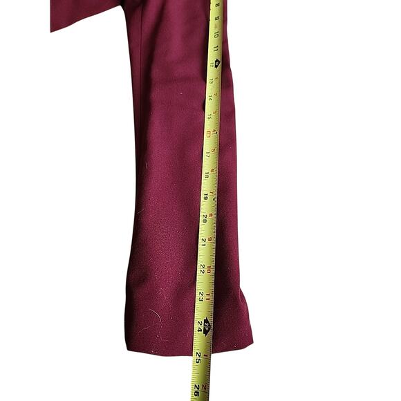 Love Tree Herringbone Detail Back Maroon Blazer XL Dress Jacket Whimsygoth Rock - Picture 4 of 10